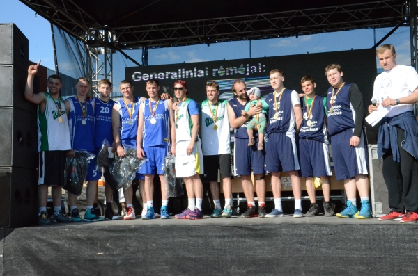 3X3 TURNYRO RYTAS SU TIME TEAM-2016, PRIZININKAI